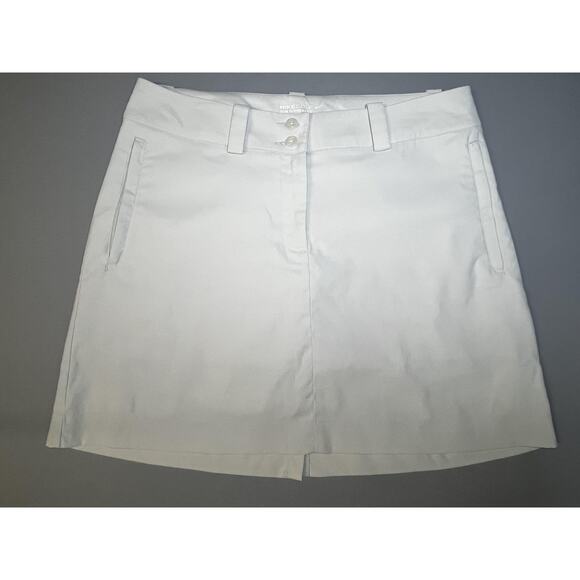 Nike Golf Skort Womens 8 Tan Dri-FIT Tour Performance Zip Pockets 394663-072 - Picture 3 of 10